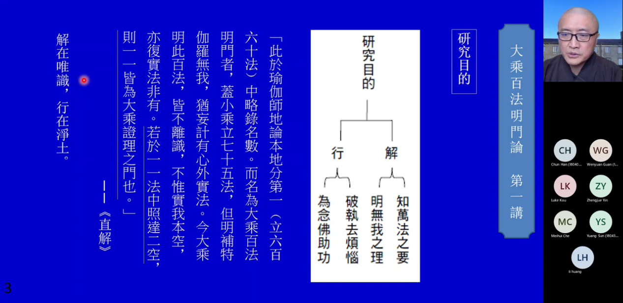 佛學基礎講座—大乘百法明門論