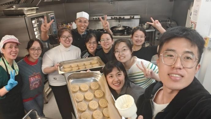 中秋節做月餅、送月餅、賞月01