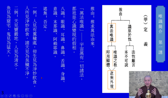 唯識簡介講座