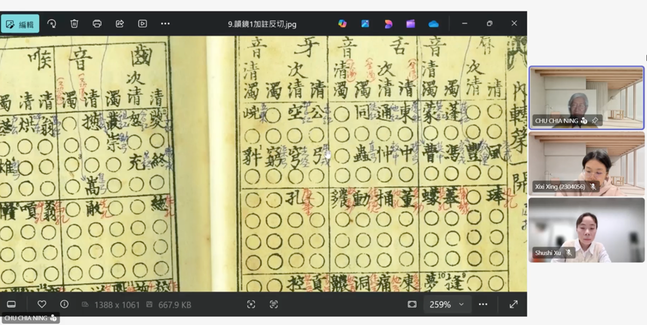 An Introduction to Chinese Philology II 課程